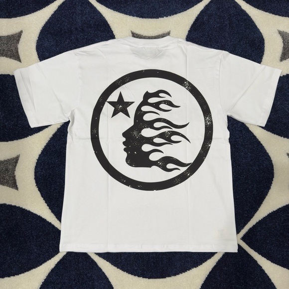 Hellstar Black Logo White T-Shirt Men’s Size Large - Picture 2 of 3